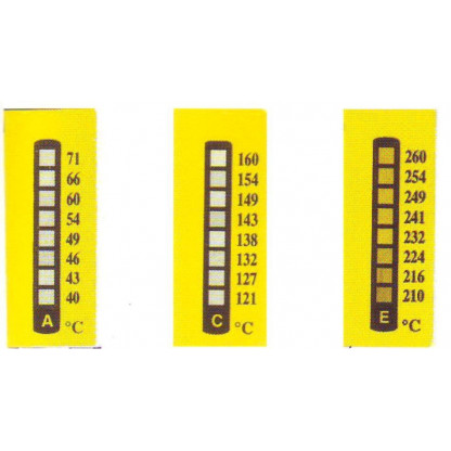 Temperature gauges, 8 fields