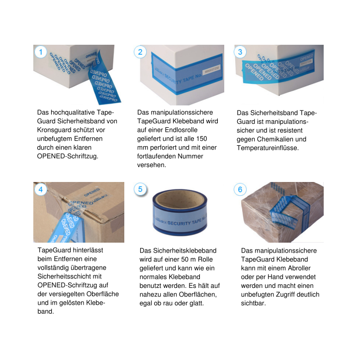 TapeGuard Premium Security Adhesive Tape: Tamper-Proof for Packages