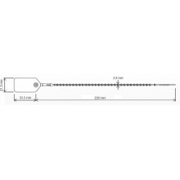 Durchziehplombe LightLock für Feuerlöscher, 1.000 Stk.