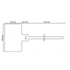 Pull-up seal with big flag - Technical drawing