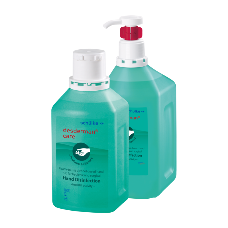 Hand Disinfectant desderman® care 500 ml, 20 pieces