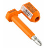 Certified container seal lockup with removable ID label (RIDL)
