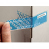 Security label dual layer, 2-layer, various sizes, 1000 pieces