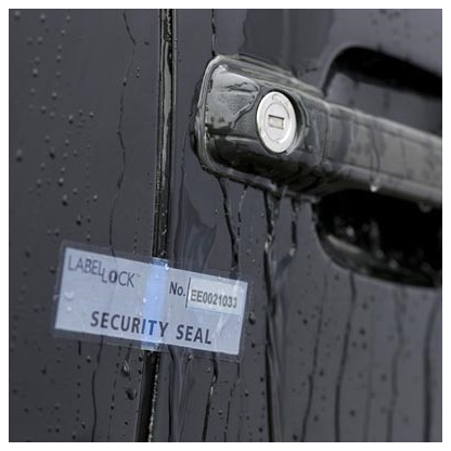 Residue-free security label Low Residue, various sizes