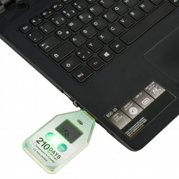 TempU S8b Single-use Data logger for temperature and humidity on the PC