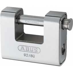 ABUS Monobloc 92 steel padlock in 2 sizes