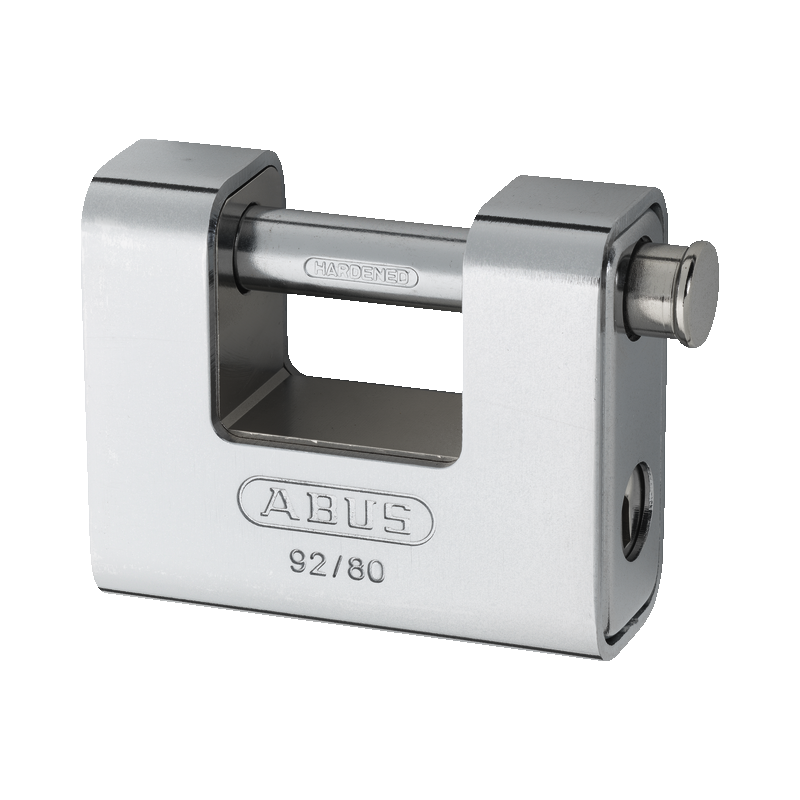 ABUS Monobloc 92 steel padlock in 2 sizes ABUS Monobloc 92 steel padlock in 2 sizes