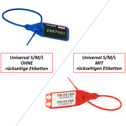 Individuelle Durchziehplombe Universal