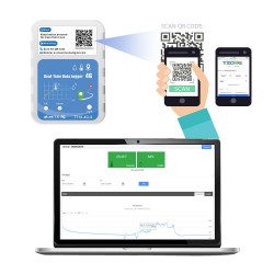 TempU LHT+ 4G Einweg-Datenlogger für Standort, Temperatur, Luftfeuchtigkeit und Lichteinfall