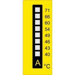 Temperature gauges with 8 fields type A