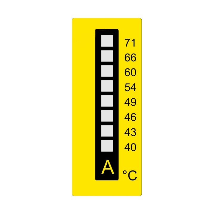 Temperature gauges with 8 fields type A