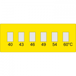 Temperature gauges with 6 fields type A