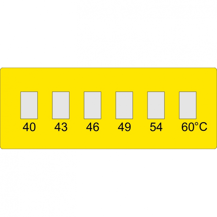 Temperature gauges with 6 fields type A