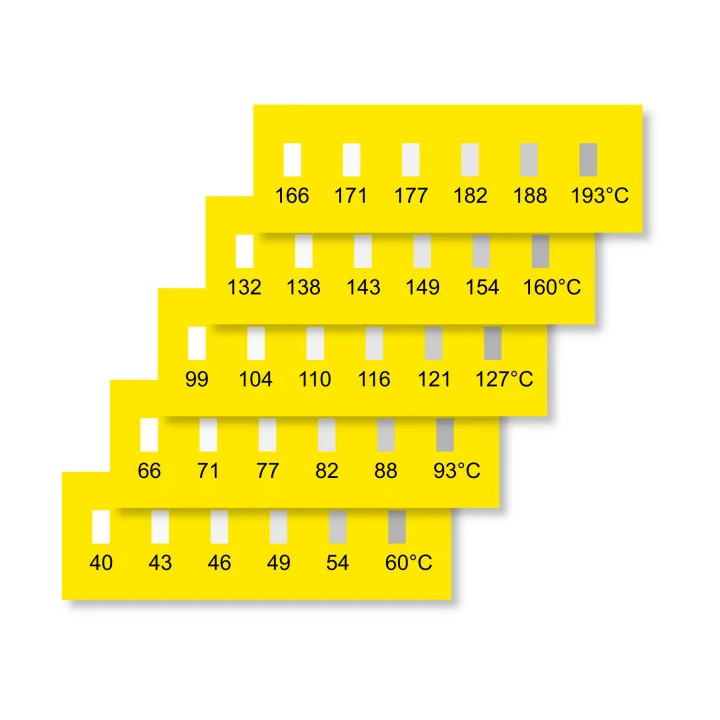 Temperature gauges, 6 fields