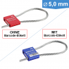 Customizable cable seal CableLock Ø 5.0 mm from 250 pieces