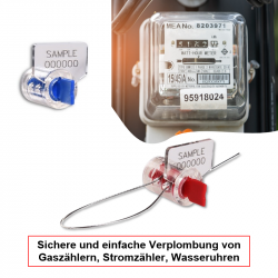 Roto meter seal for gas meters, electricity meters, water meters and much more.