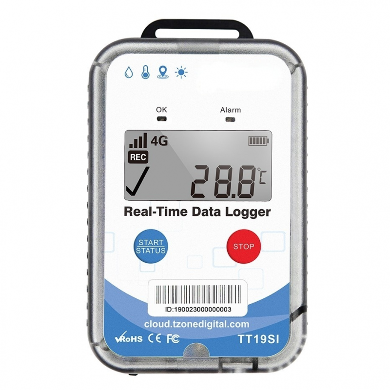 Real-time data logger TempU TT19 with global live tracking Real-time data logger TempU TT19 with global live tracking
