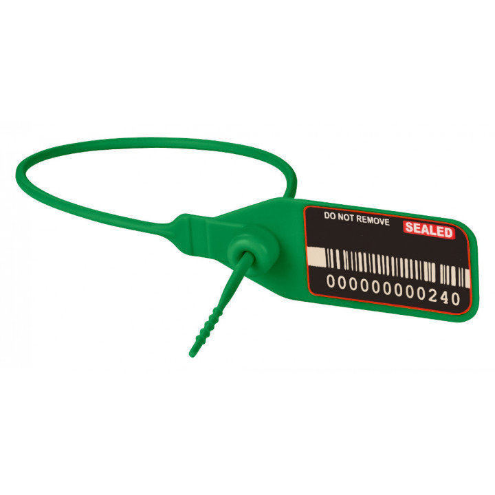 Pull-up seal UNIVERSAL with barcode 128