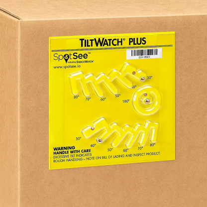 Tilt indicator TiltWatch Plus for the slightest inclinations