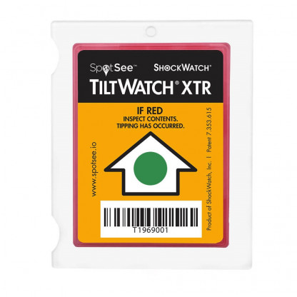 Tilt indicator TiltWatch XTR not activated