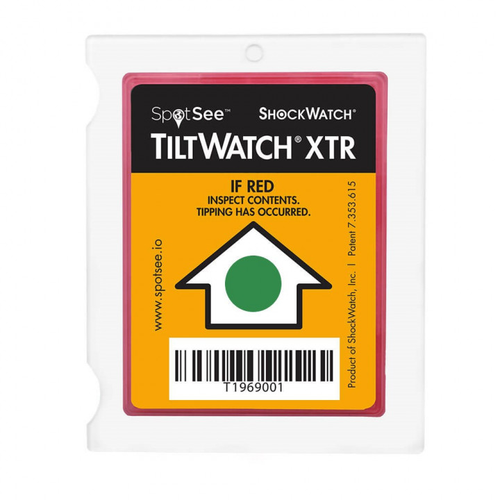 Tilt indicator TiltWatch XTR not activated