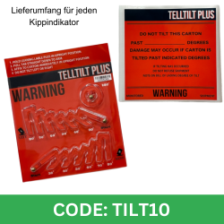 Tilt indicator TELL-TILT Plus