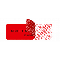 VOID security labels with residue