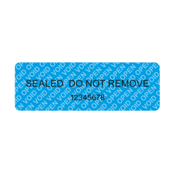 VOID security label without residue