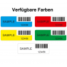 VOID Sicherheitsetikett ohne Rückstand - Verfügbar in 5 Farben