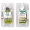 TempU S3 Single-use temperature data logger - frontside and backside