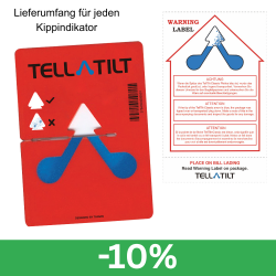 Kippindiaktor Tell-A-Tilt Lieferumfang