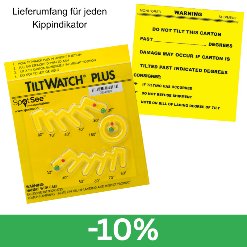Tilt indicator TiltWatch Plus for lowest inclinations Tilt indicator TiltWatch Plus for lowest inclinations