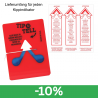 Tilt indicator Tip'N Tell