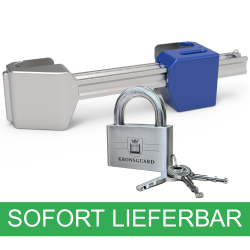 Kronsguard Hang-/ Bügelschloss PL-07, kombinierbar mit Kronsguard Containershcloss CTL MEGAA