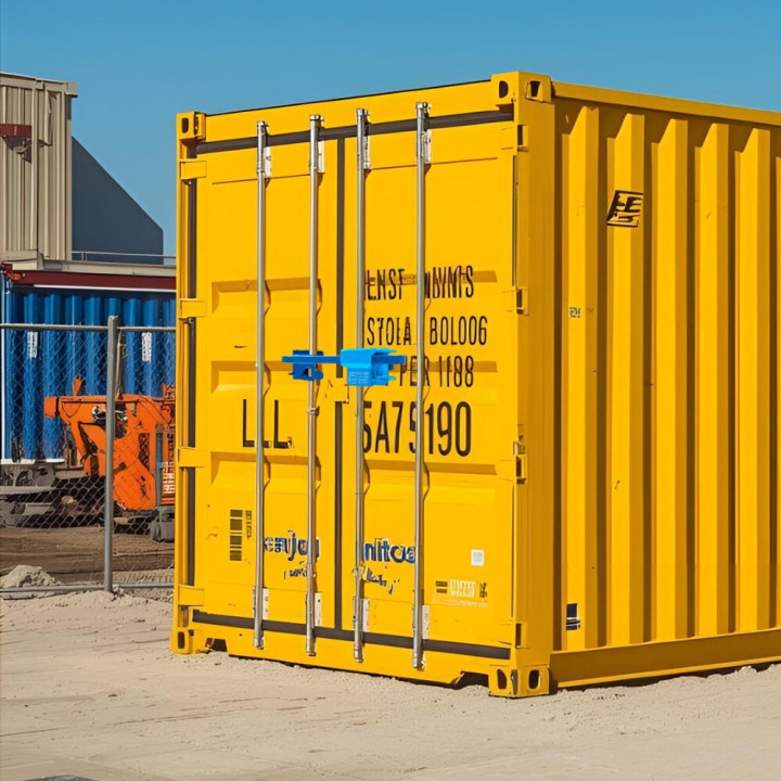 Container Lock Omega® ATHENE® with VdS certification, incl. Kronsguard PL-700 Padlock Lock