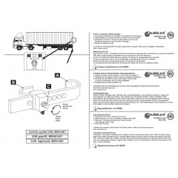 Container lock DoubleLock medium RED