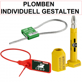 Individuelle Plomben mit Ihrem Logo