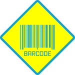 Mit scannbarem Barcode 128